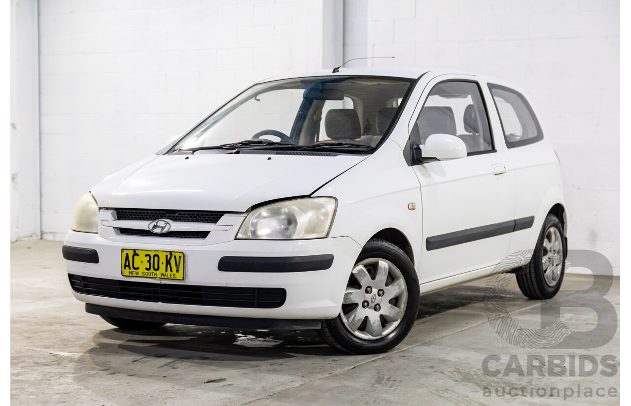 1/2005 Hyundai Getz XL TB 3d Hatchback Noble White 1.3L