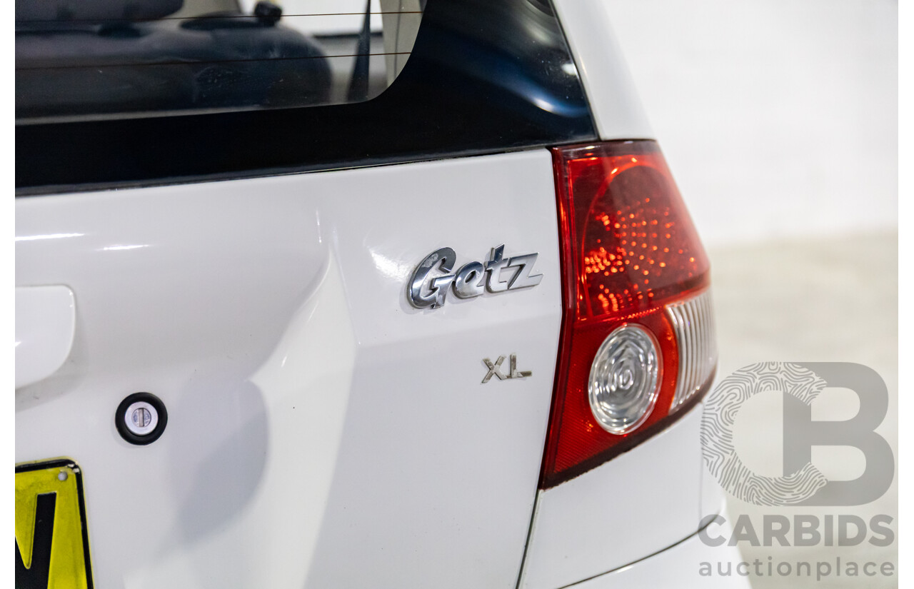 1/2005 Hyundai Getz XL TB 3d Hatchback Noble White 1.3L