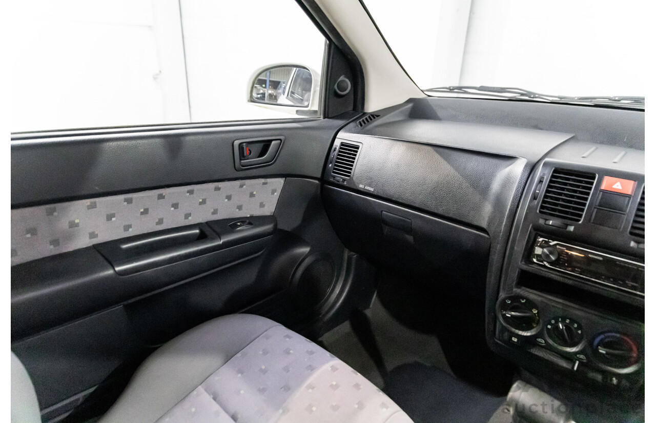 1/2005 Hyundai Getz XL TB 3d Hatchback Noble White 1.3L