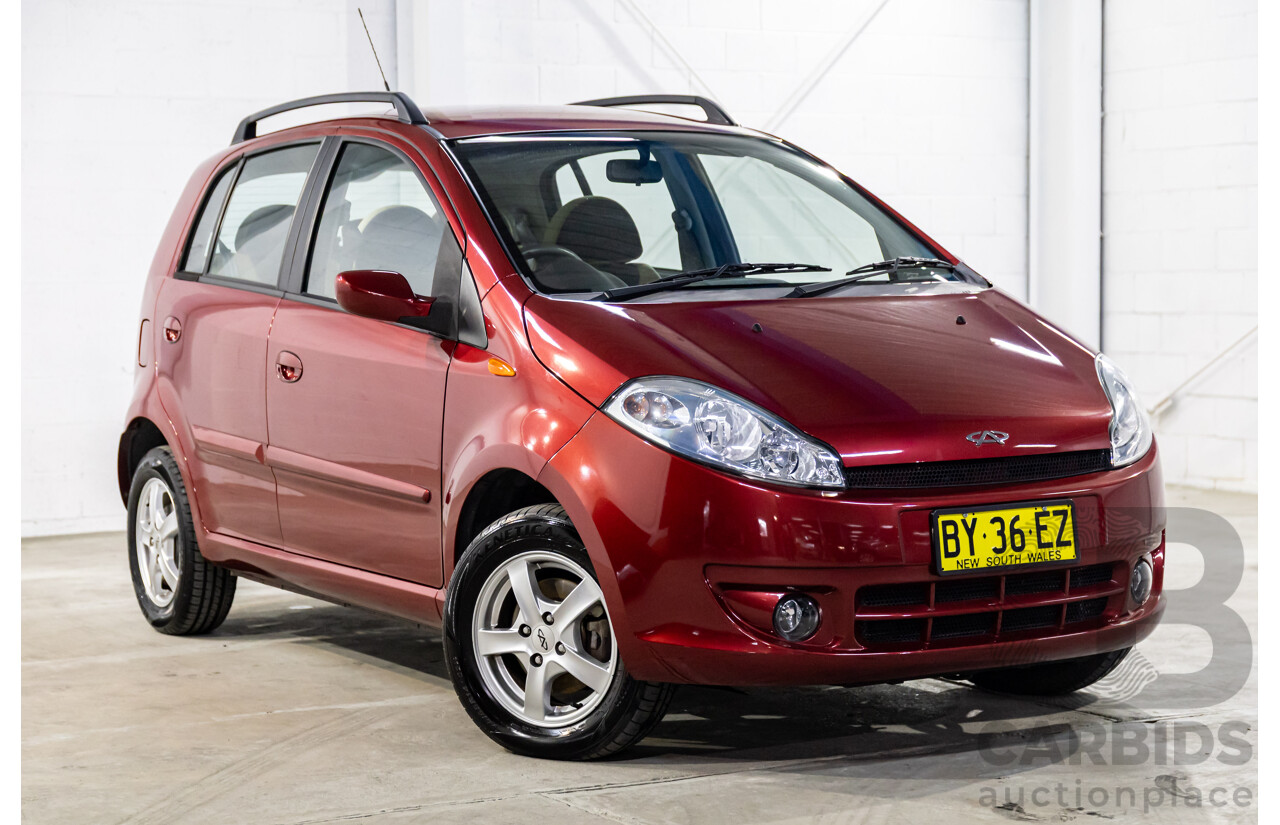 9/2013 Chery J1 S2X 5d Hatchback Sunpin Red Metallic 1.3L