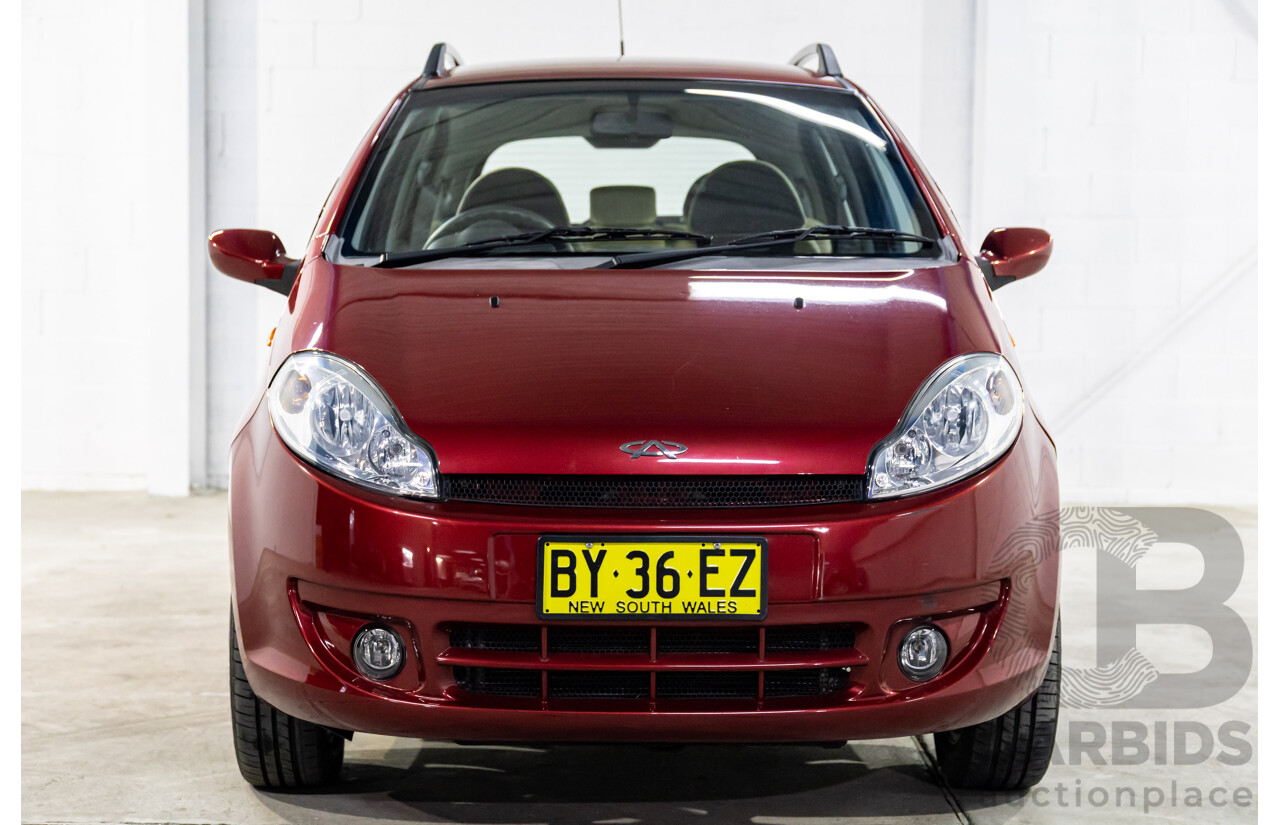 9/2013 Chery J1 S2X 5d Hatchback Sunpin Red Metallic 1.3L