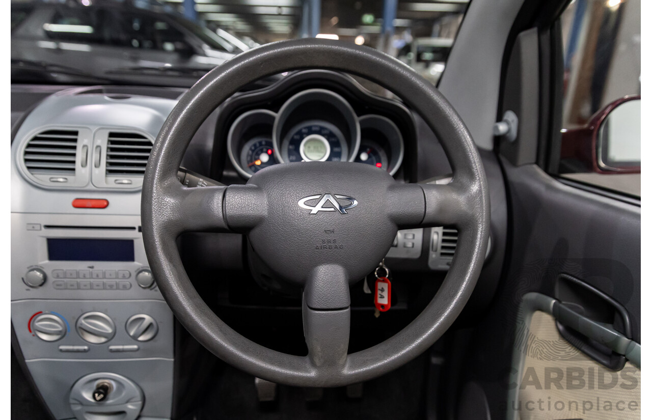 9/2013 Chery J1 S2X 5d Hatchback Sunpin Red Metallic 1.3L