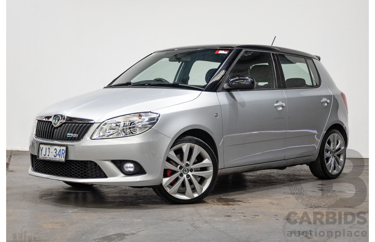 2/2013 Skoda Fabia RS 132 TSI 5JF MY13 5d Hatchback Silver 1.4L