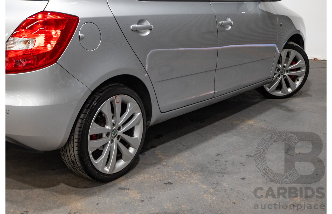 2/2013 Skoda Fabia RS 132 TSI 5JF MY13 5d Hatchback Silver 1.4L