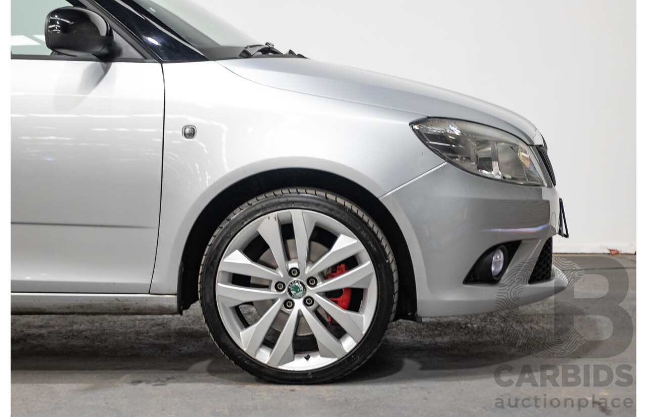 2/2013 Skoda Fabia RS 132 TSI 5JF MY13 5d Hatchback Silver 1.4L