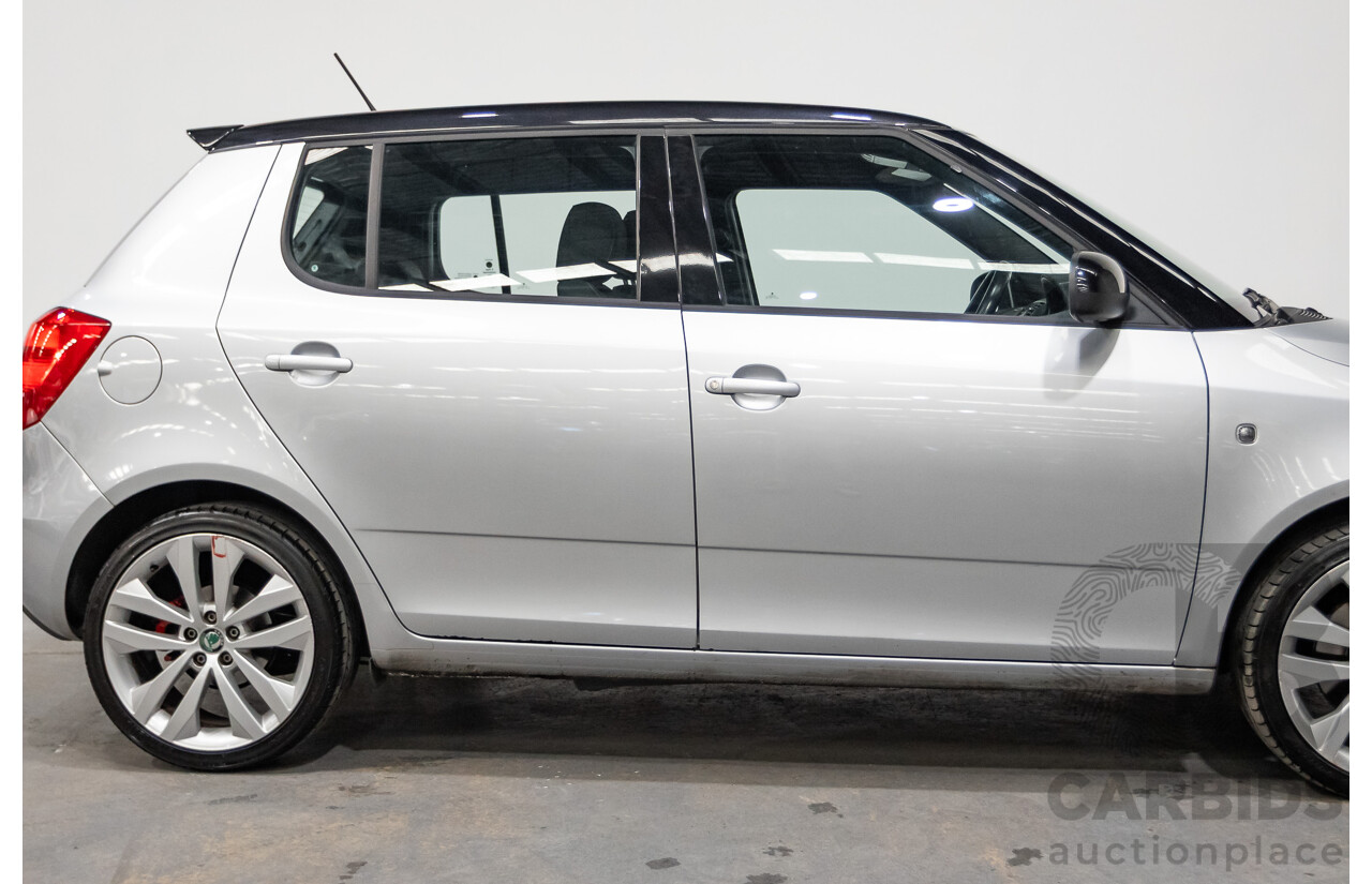 2/2013 Skoda Fabia RS 132 TSI 5JF MY13 5d Hatchback Silver 1.4L