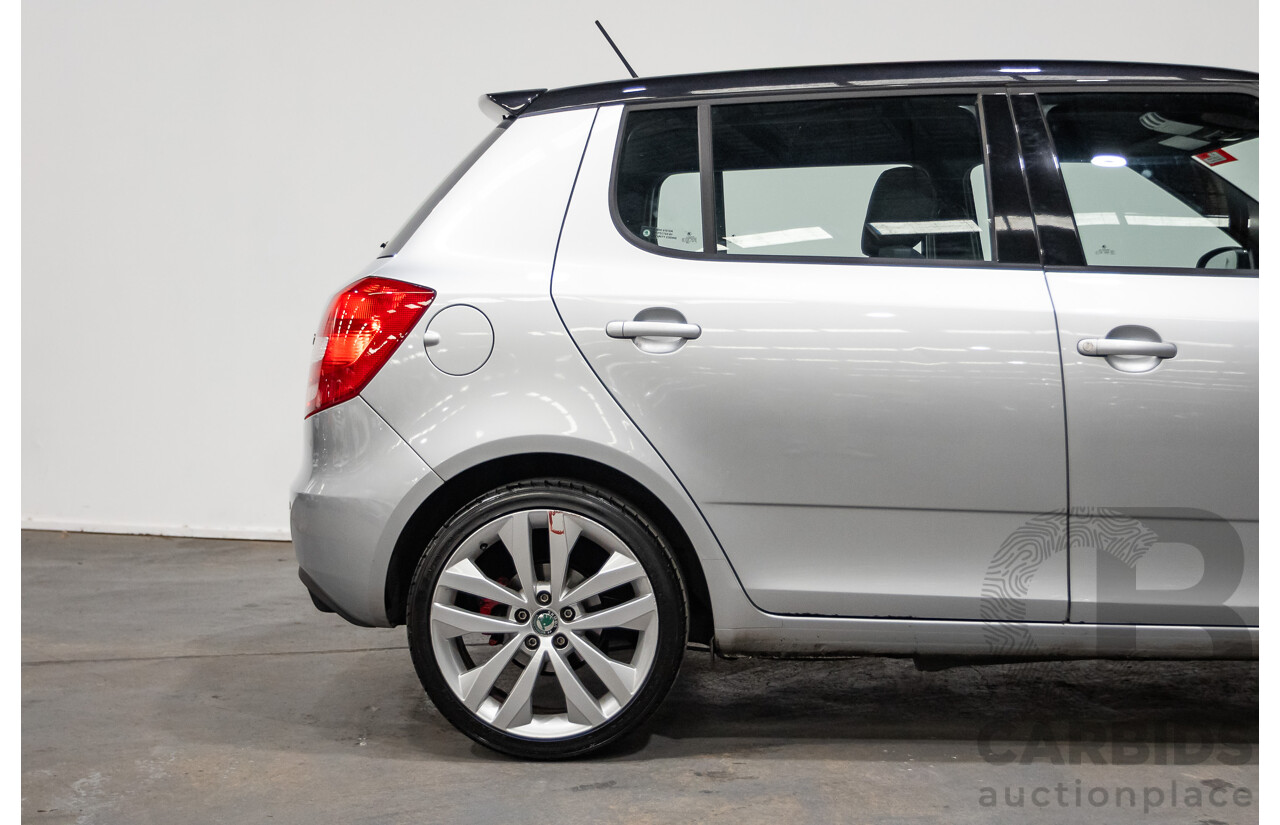 2/2013 Skoda Fabia RS 132 TSI 5JF MY13 5d Hatchback Silver 1.4L