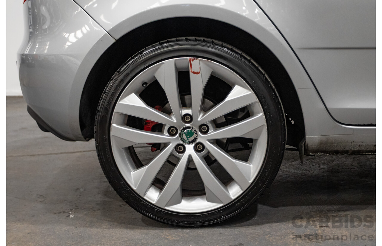 2/2013 Skoda Fabia RS 132 TSI 5JF MY13 5d Hatchback Silver 1.4L