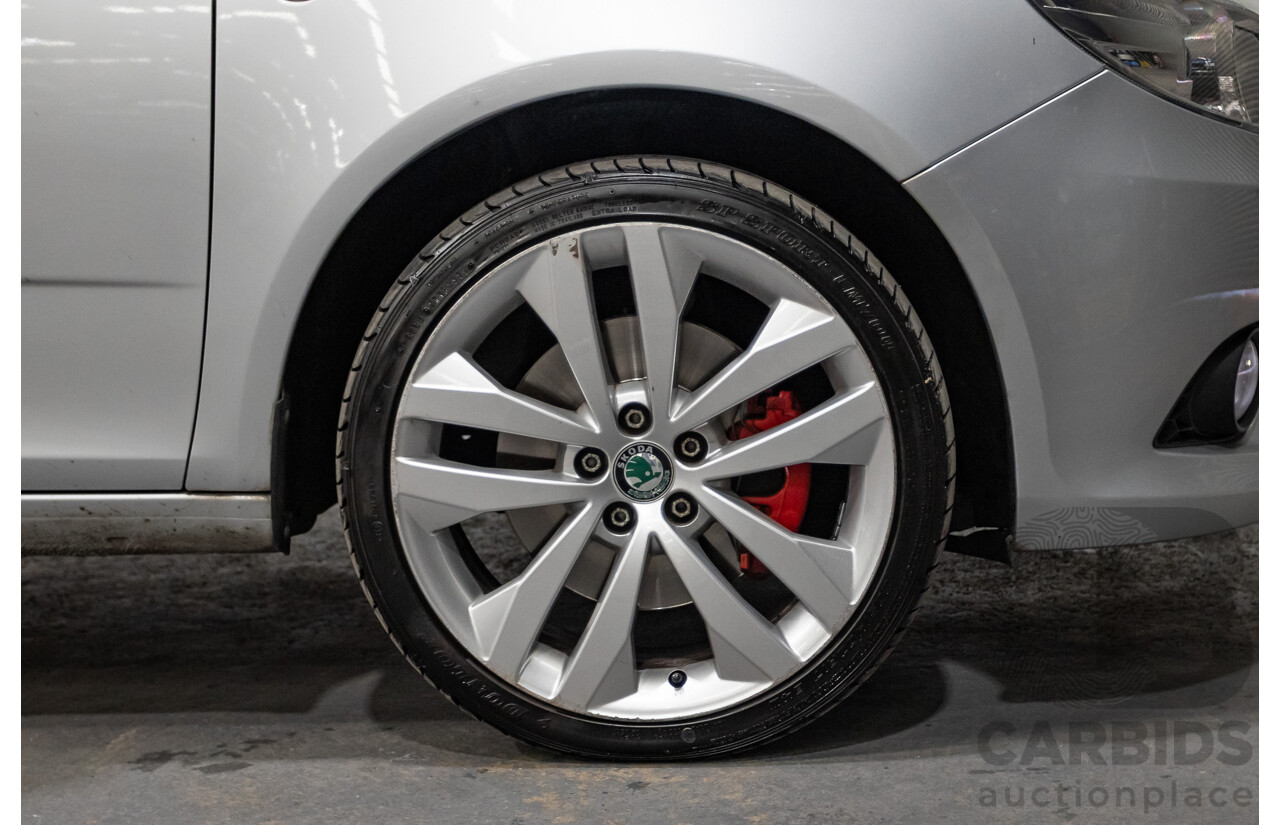 2/2013 Skoda Fabia RS 132 TSI 5JF MY13 5d Hatchback Silver 1.4L