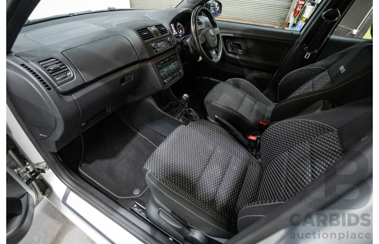 2/2013 Skoda Fabia RS 132 TSI 5JF MY13 5d Hatchback Silver 1.4L