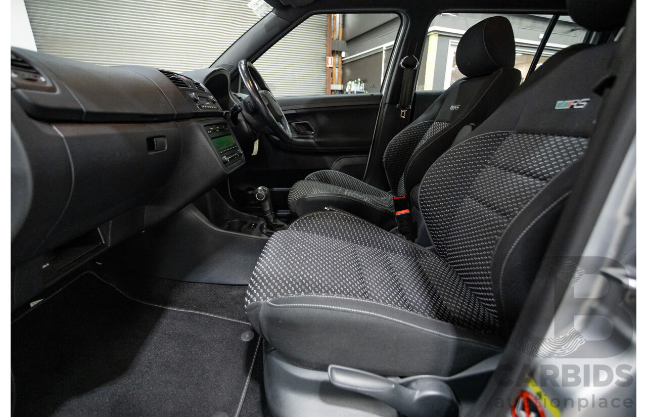 2/2013 Skoda Fabia RS 132 TSI 5JF MY13 5d Hatchback Silver 1.4L