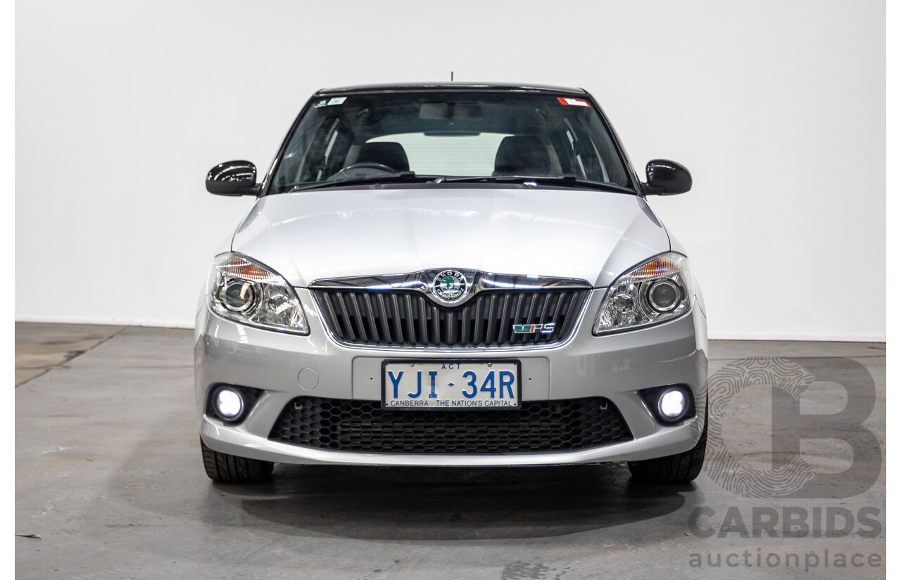 2/2013 Skoda Fabia RS 132 TSI 5JF MY13 5d Hatchback Silver 1.4L