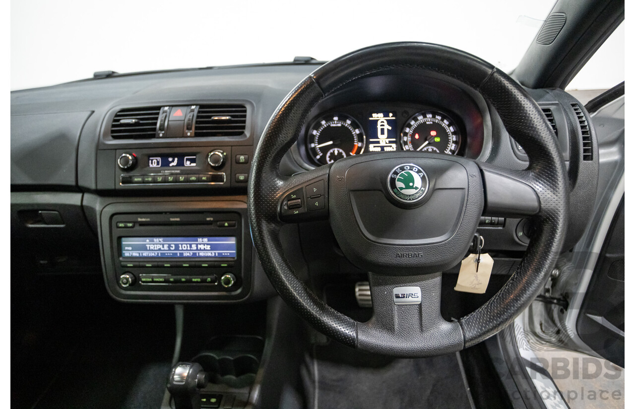 2/2013 Skoda Fabia RS 132 TSI 5JF MY13 5d Hatchback Silver 1.4L