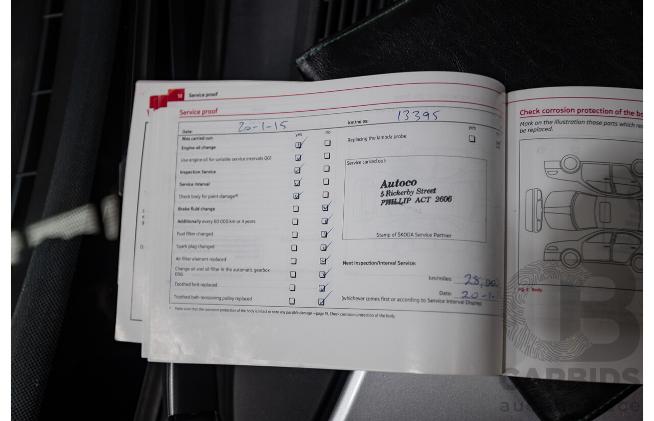 2/2013 Skoda Fabia RS 132 TSI 5JF MY13 5d Hatchback Silver 1.4L