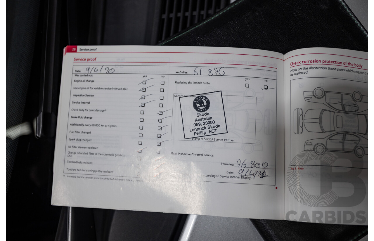 2/2013 Skoda Fabia RS 132 TSI 5JF MY13 5d Hatchback Silver 1.4L