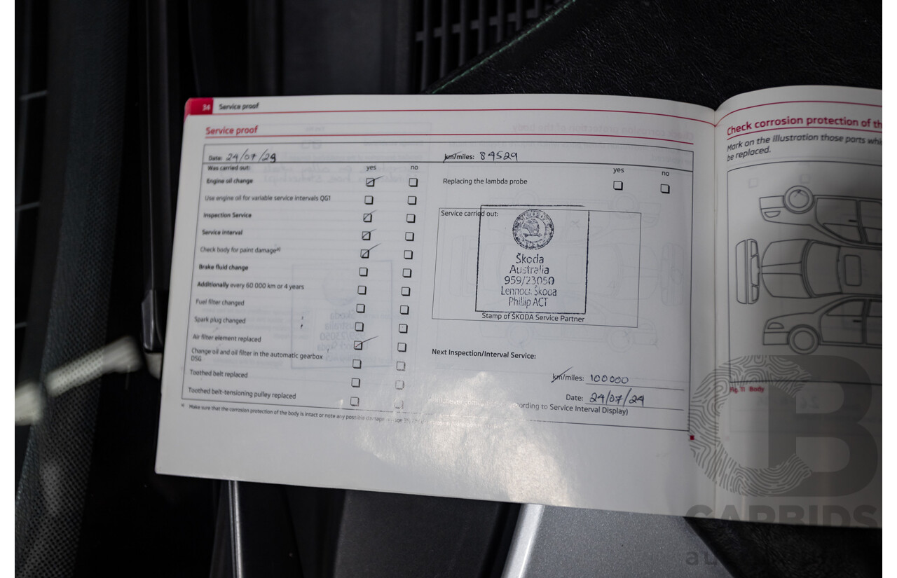 2/2013 Skoda Fabia RS 132 TSI 5JF MY13 5d Hatchback Silver 1.4L