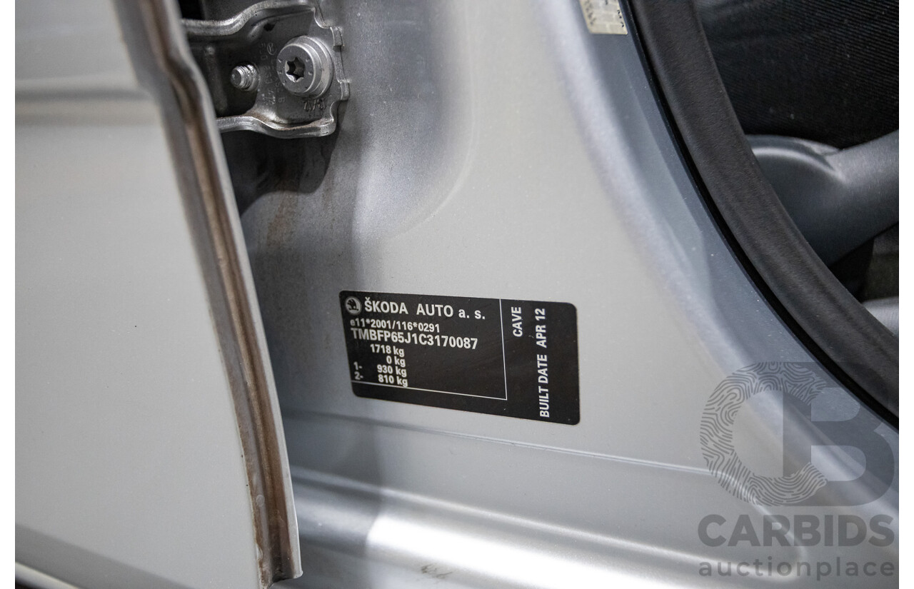 2/2013 Skoda Fabia RS 132 TSI 5JF MY13 5d Hatchback Silver 1.4L