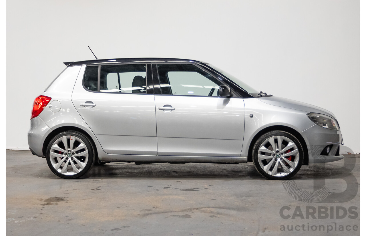 2/2013 Skoda Fabia RS 132 TSI 5JF MY13 5d Hatchback Silver 1.4L