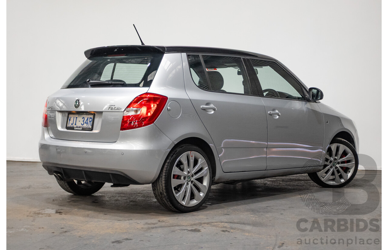 2/2013 Skoda Fabia RS 132 TSI 5JF MY13 5d Hatchback Silver 1.4L