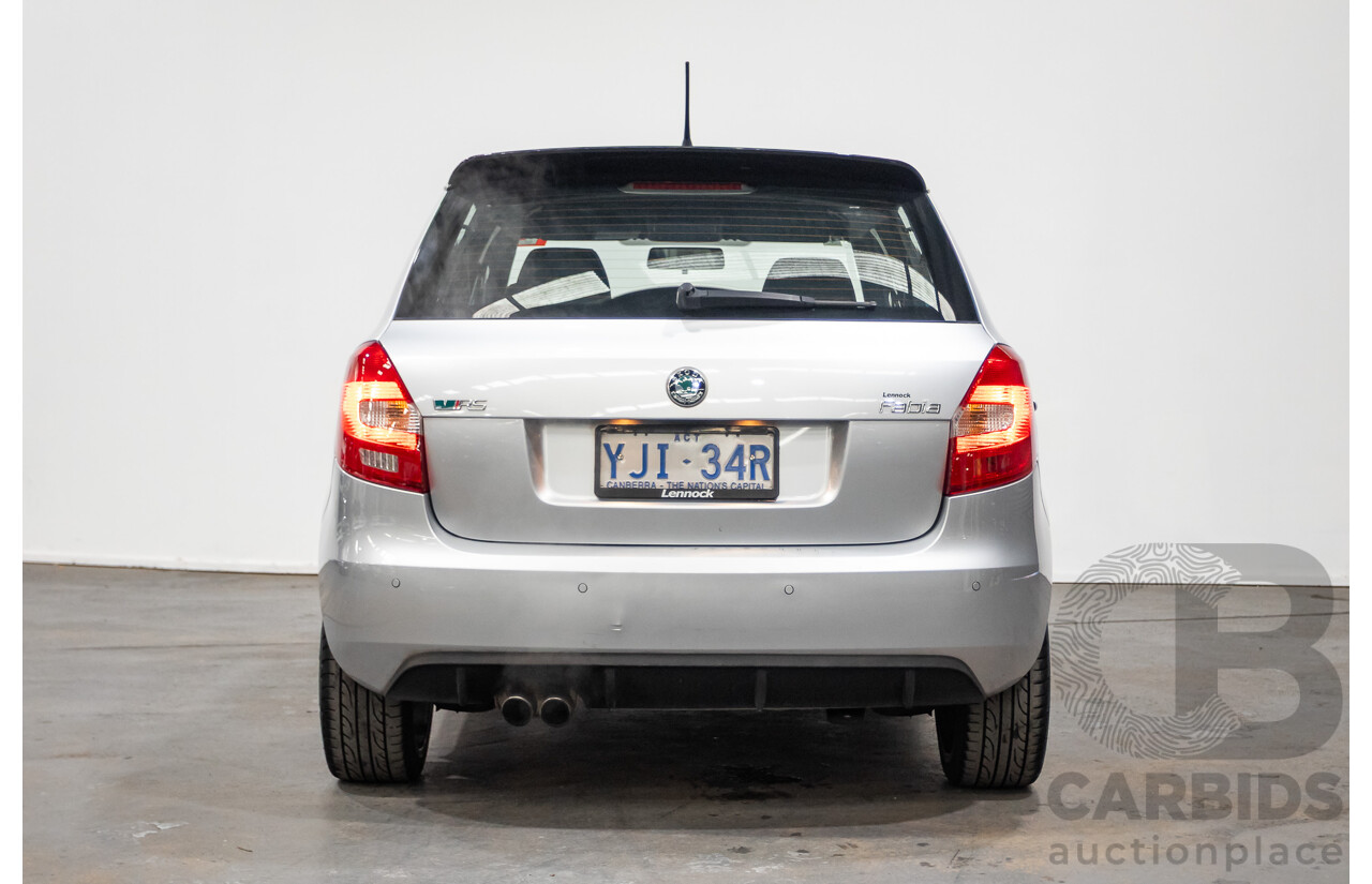 2/2013 Skoda Fabia RS 132 TSI 5JF MY13 5d Hatchback Silver 1.4L