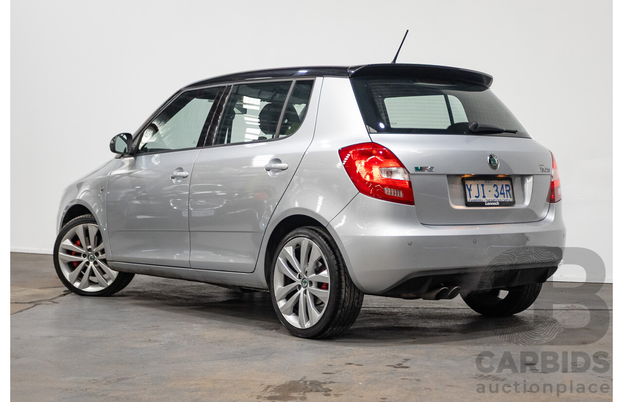 2/2013 Skoda Fabia RS 132 TSI 5JF MY13 5d Hatchback Silver 1.4L