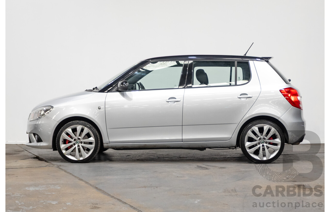 2/2013 Skoda Fabia RS 132 TSI 5JF MY13 5d Hatchback Silver 1.4L