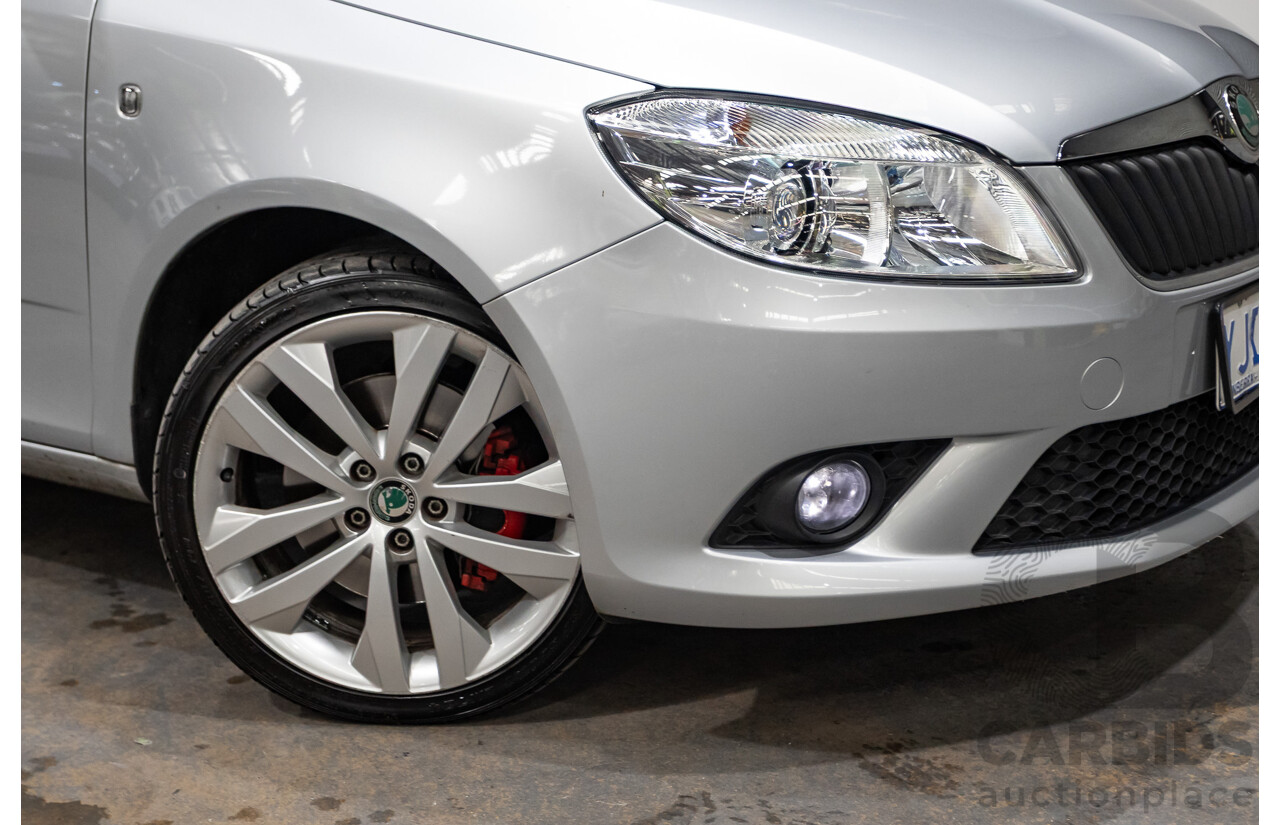 2/2013 Skoda Fabia RS 132 TSI 5JF MY13 5d Hatchback Silver 1.4L