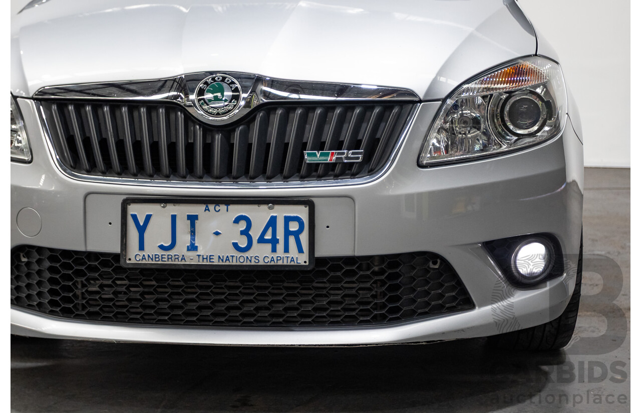 2/2013 Skoda Fabia RS 132 TSI 5JF MY13 5d Hatchback Silver 1.4L