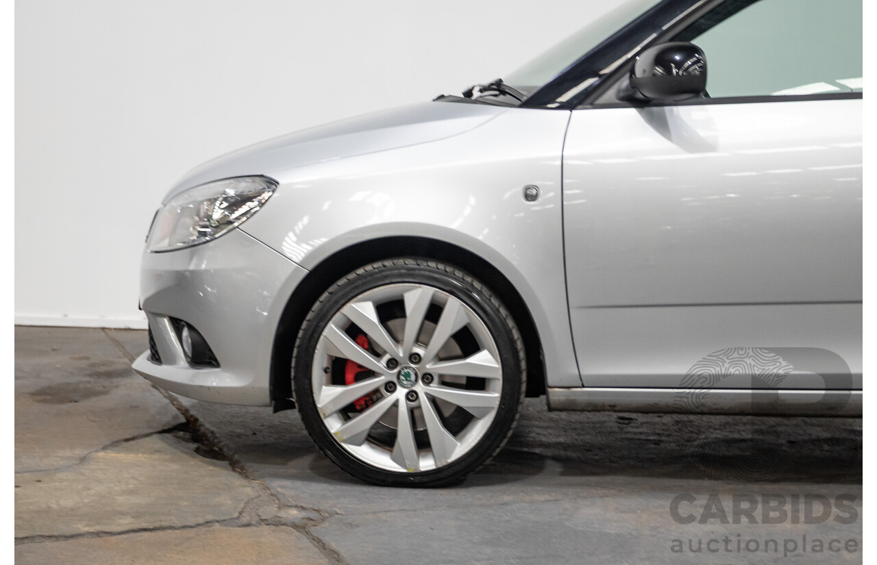 2/2013 Skoda Fabia RS 132 TSI 5JF MY13 5d Hatchback Silver 1.4L