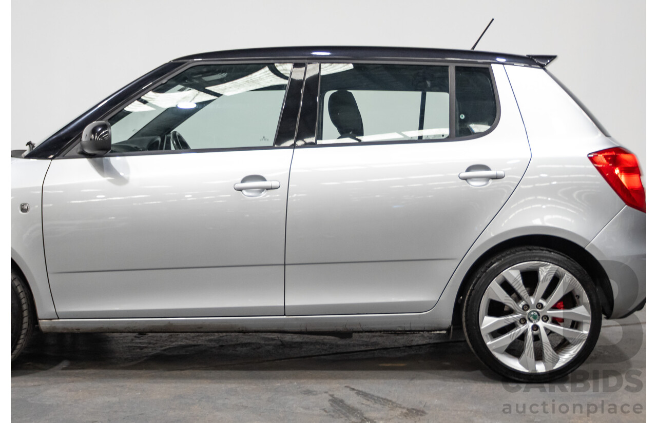 2/2013 Skoda Fabia RS 132 TSI 5JF MY13 5d Hatchback Silver 1.4L
