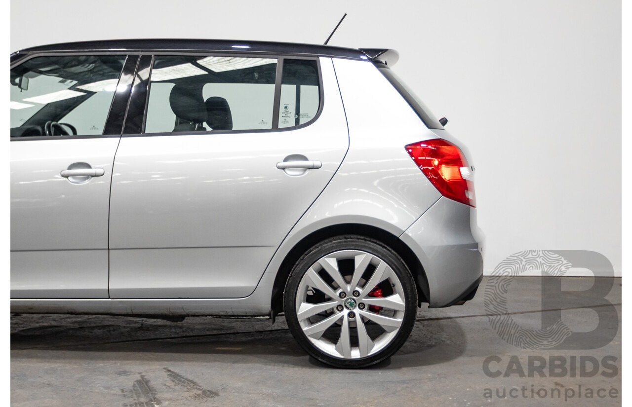 2/2013 Skoda Fabia RS 132 TSI 5JF MY13 5d Hatchback Silver 1.4L