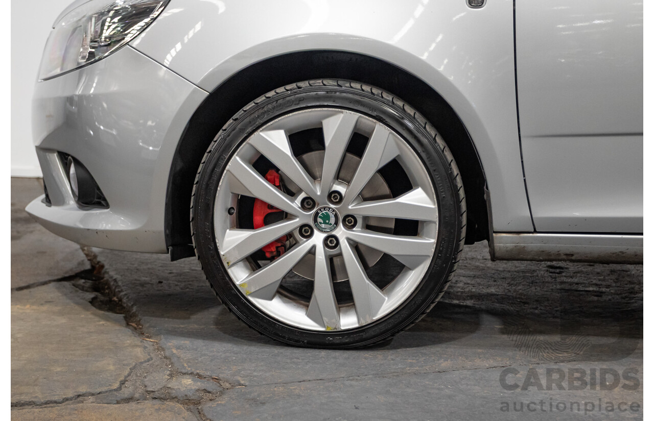 2/2013 Skoda Fabia RS 132 TSI 5JF MY13 5d Hatchback Silver 1.4L