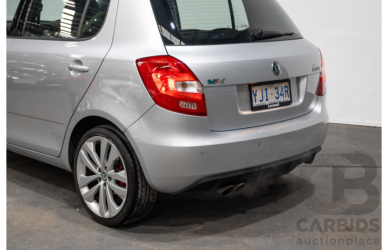 2/2013 Skoda Fabia RS 132 TSI 5JF MY13 5d Hatchback Silver 1.4L