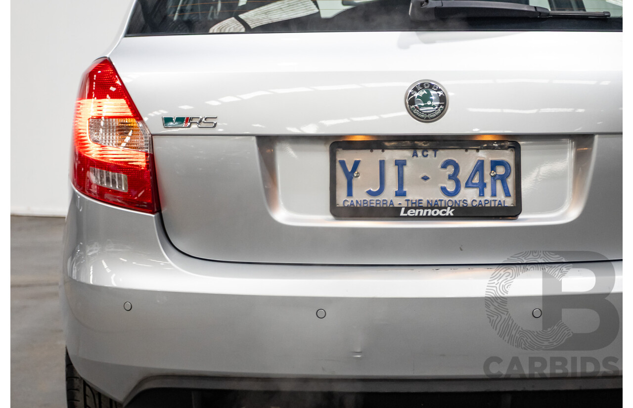 2/2013 Skoda Fabia RS 132 TSI 5JF MY13 5d Hatchback Silver 1.4L