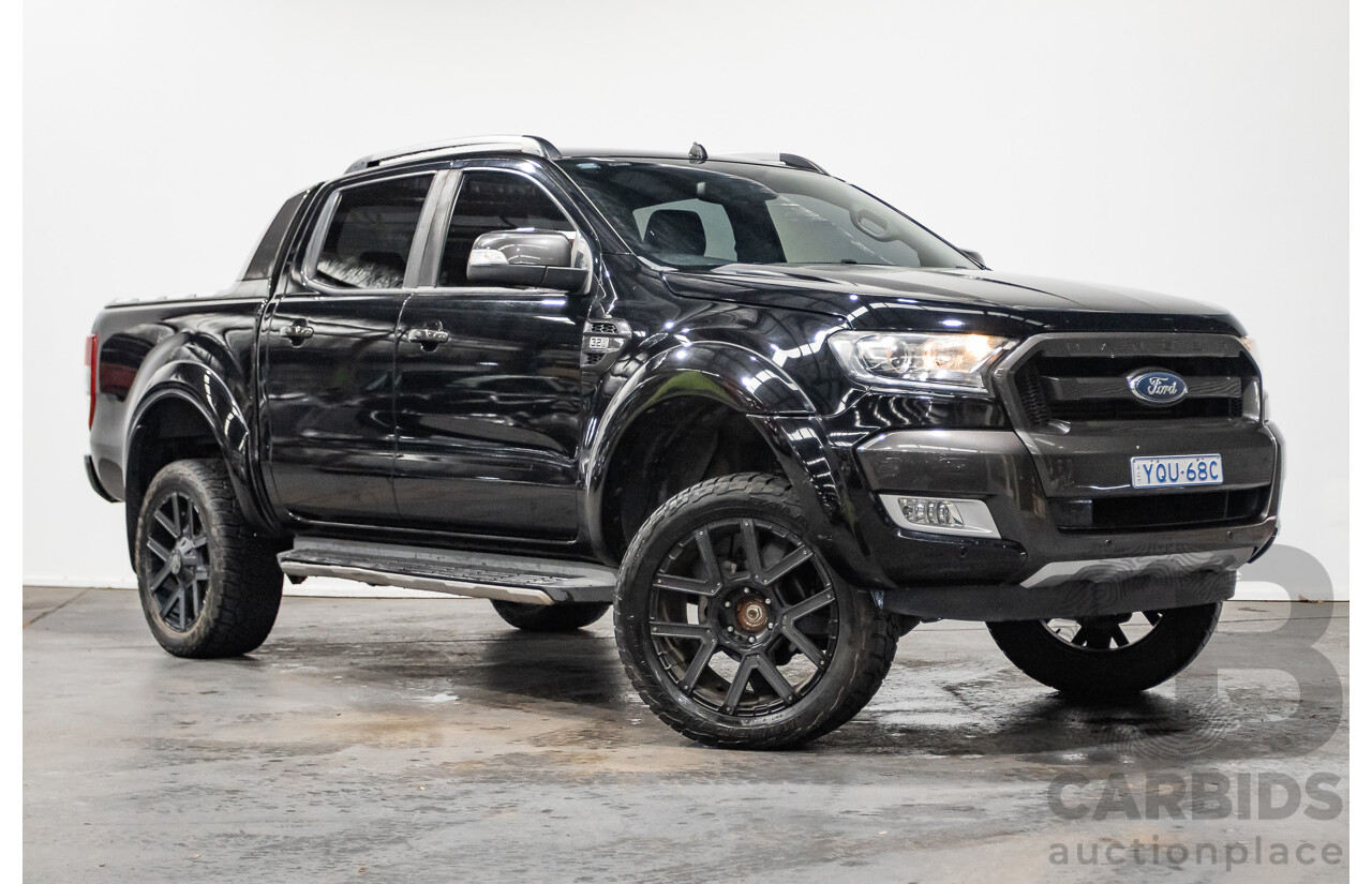 01/2018 Ford Ranger WILDTRAK 3.2 (4x4) PX MKII MY18 Dual Cab P/Up Shadow Black Turbo Diesel 3.2L