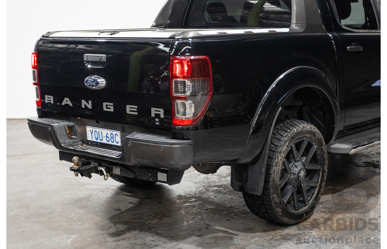 01/2018 Ford Ranger WILDTRAK 3.2 (4x4) PX MKII MY18 Dual Cab P/Up Shadow Black Turbo Diesel 3.2L