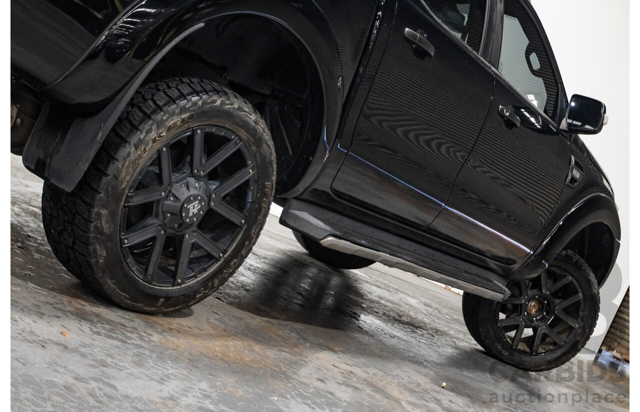 01/2018 Ford Ranger WILDTRAK 3.2 (4x4) PX MKII MY18 Dual Cab P/Up Shadow Black Turbo Diesel 3.2L
