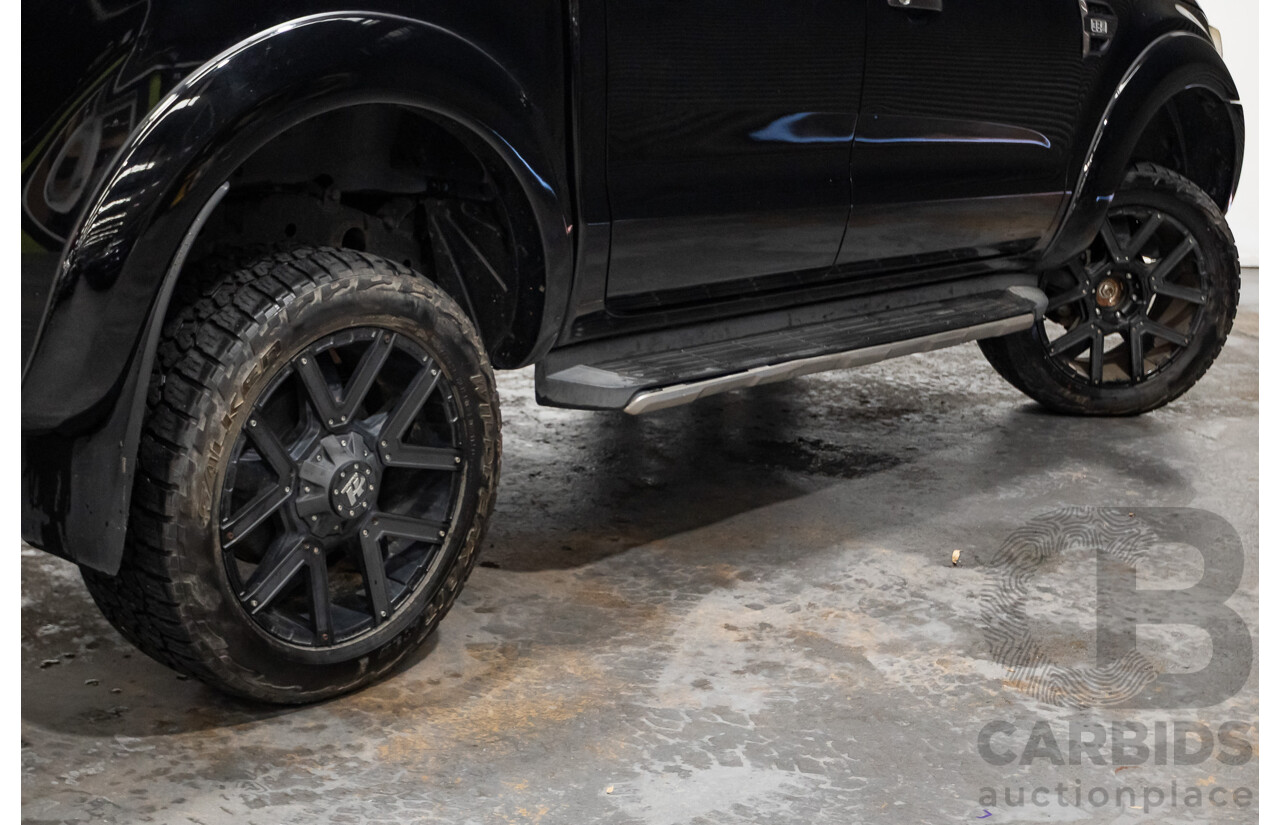 01/2018 Ford Ranger WILDTRAK 3.2 (4x4) PX MKII MY18 Dual Cab P/Up Shadow Black Turbo Diesel 3.2L