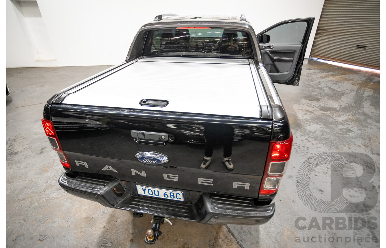 01/2018 Ford Ranger WILDTRAK 3.2 (4x4) PX MKII MY18 Dual Cab P/Up Shadow Black Turbo Diesel 3.2L