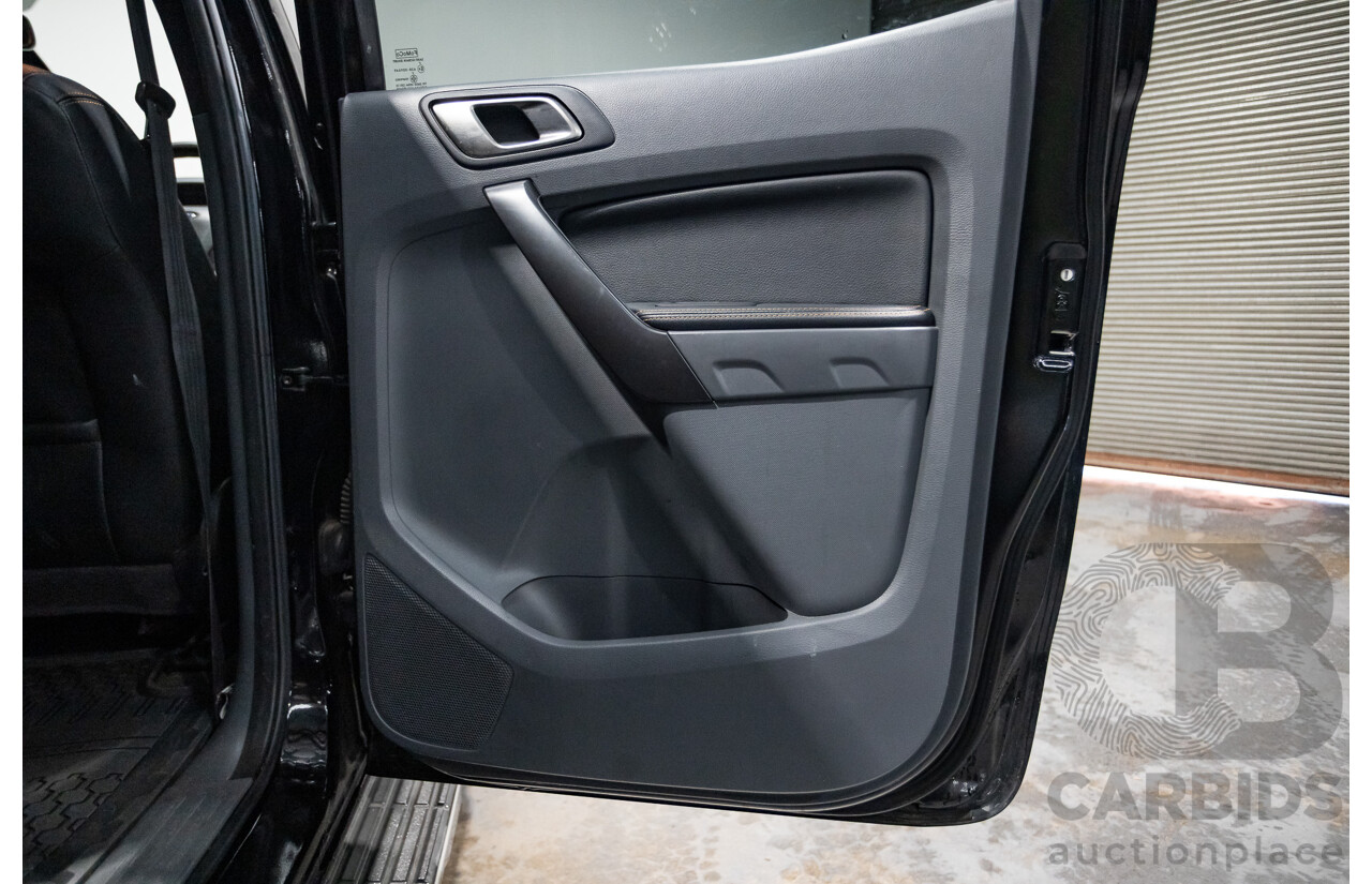 01/2018 Ford Ranger WILDTRAK 3.2 (4x4) PX MKII MY18 Dual Cab P/Up Shadow Black Turbo Diesel 3.2L