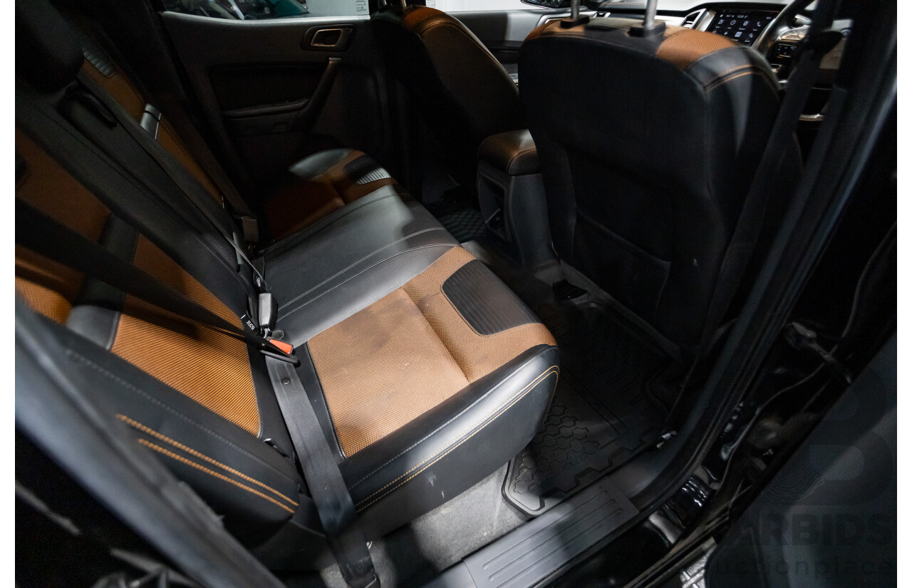 01/2018 Ford Ranger WILDTRAK 3.2 (4x4) PX MKII MY18 Dual Cab P/Up Shadow Black Turbo Diesel 3.2L