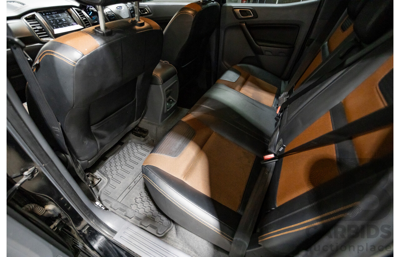 01/2018 Ford Ranger WILDTRAK 3.2 (4x4) PX MKII MY18 Dual Cab P/Up Shadow Black Turbo Diesel 3.2L