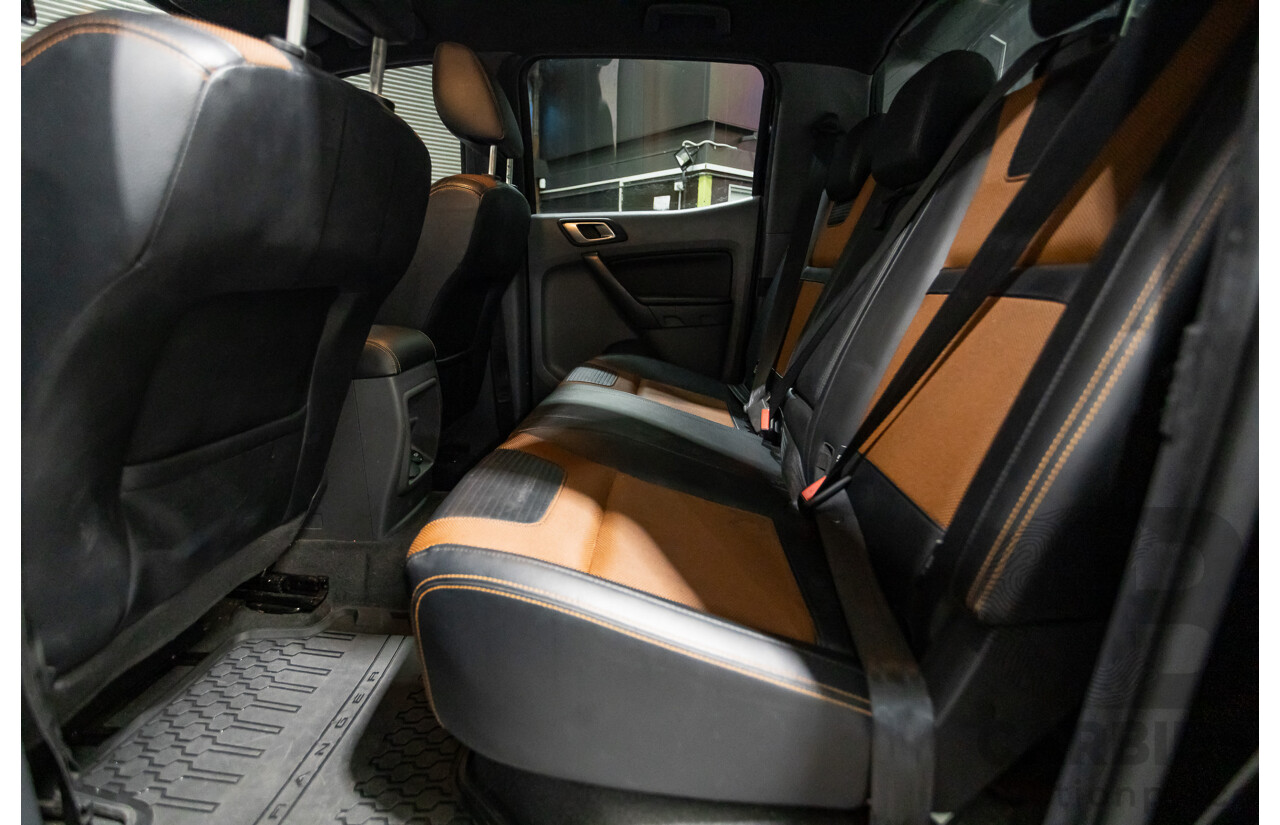 01/2018 Ford Ranger WILDTRAK 3.2 (4x4) PX MKII MY18 Dual Cab P/Up Shadow Black Turbo Diesel 3.2L