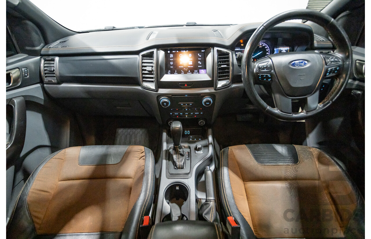 01/2018 Ford Ranger WILDTRAK 3.2 (4x4) PX MKII MY18 Dual Cab P/Up Shadow Black Turbo Diesel 3.2L