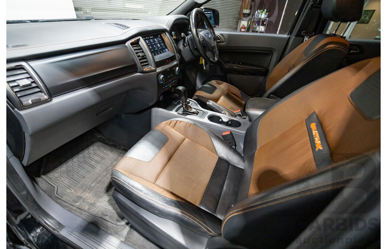 01/2018 Ford Ranger WILDTRAK 3.2 (4x4) PX MKII MY18 Dual Cab P/Up Shadow Black Turbo Diesel 3.2L