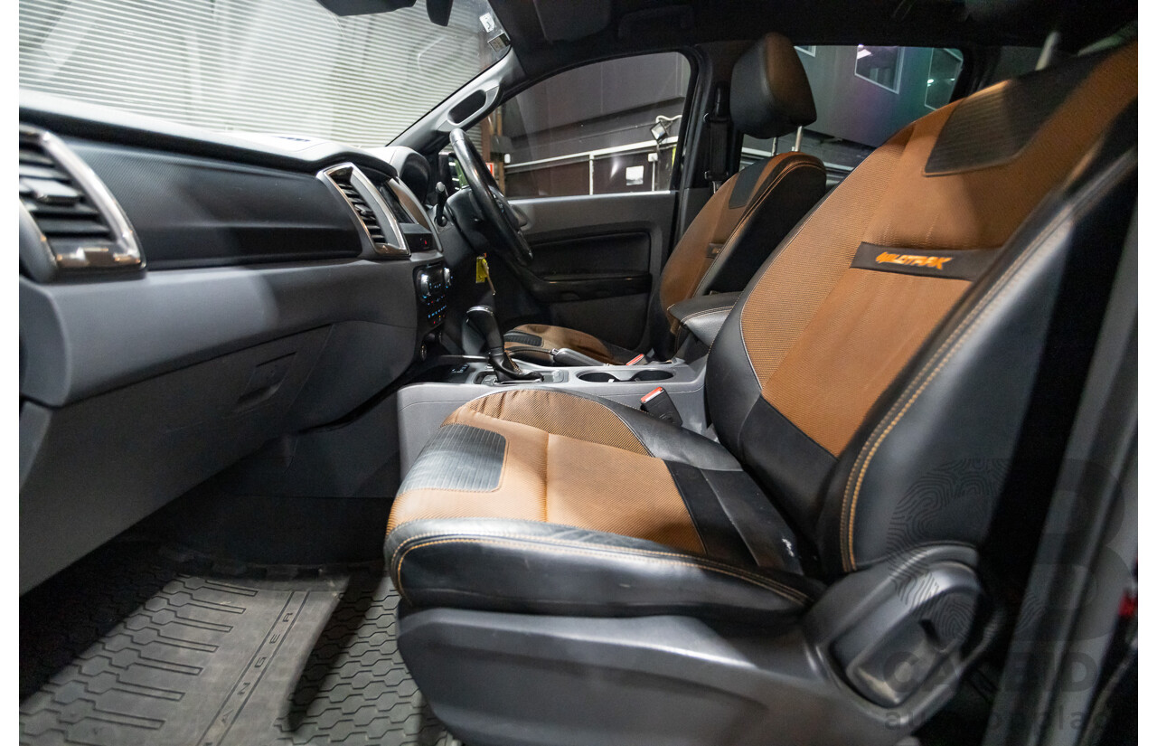 01/2018 Ford Ranger WILDTRAK 3.2 (4x4) PX MKII MY18 Dual Cab P/Up Shadow Black Turbo Diesel 3.2L