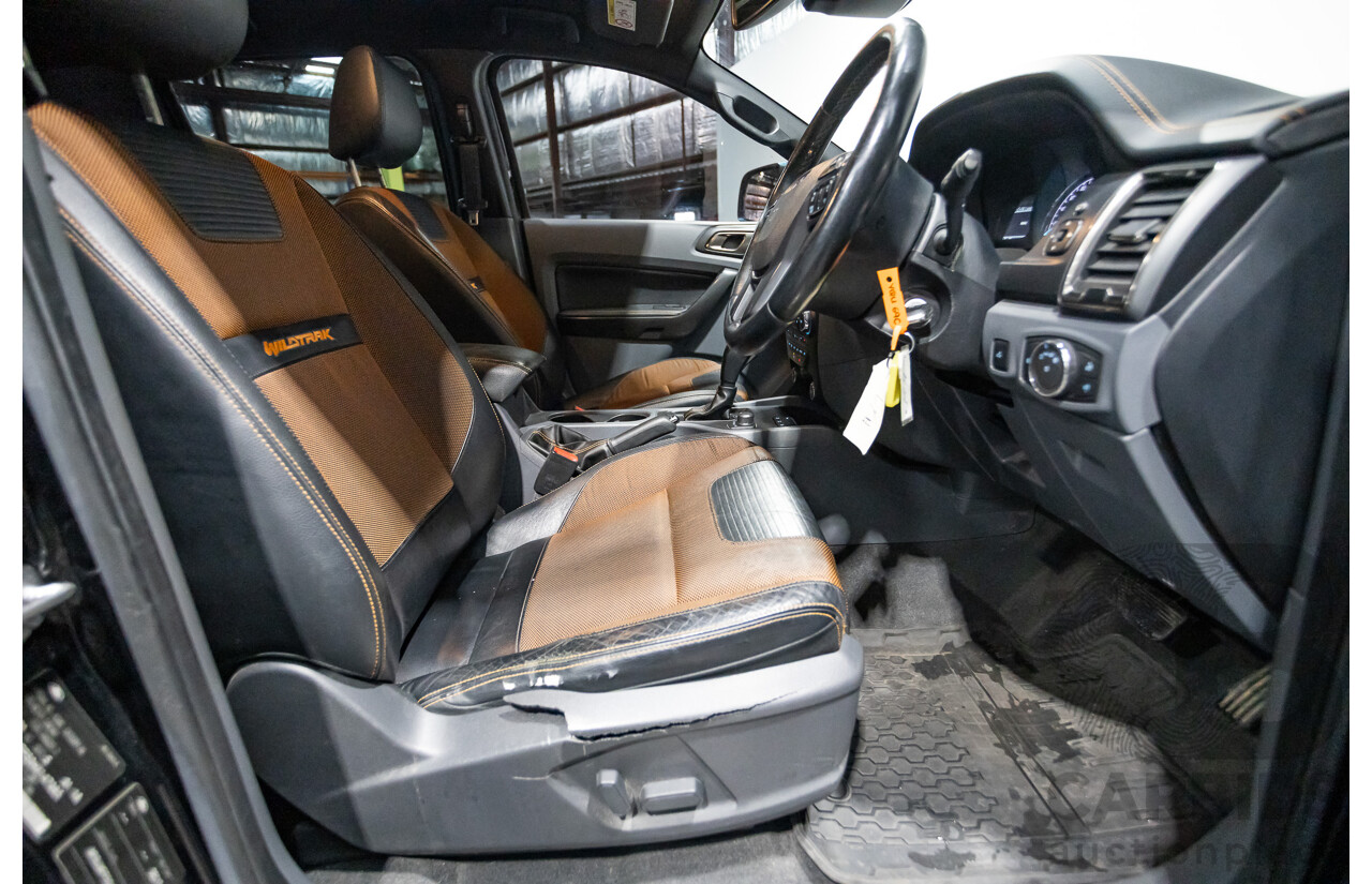 01/2018 Ford Ranger WILDTRAK 3.2 (4x4) PX MKII MY18 Dual Cab P/Up Shadow Black Turbo Diesel 3.2L