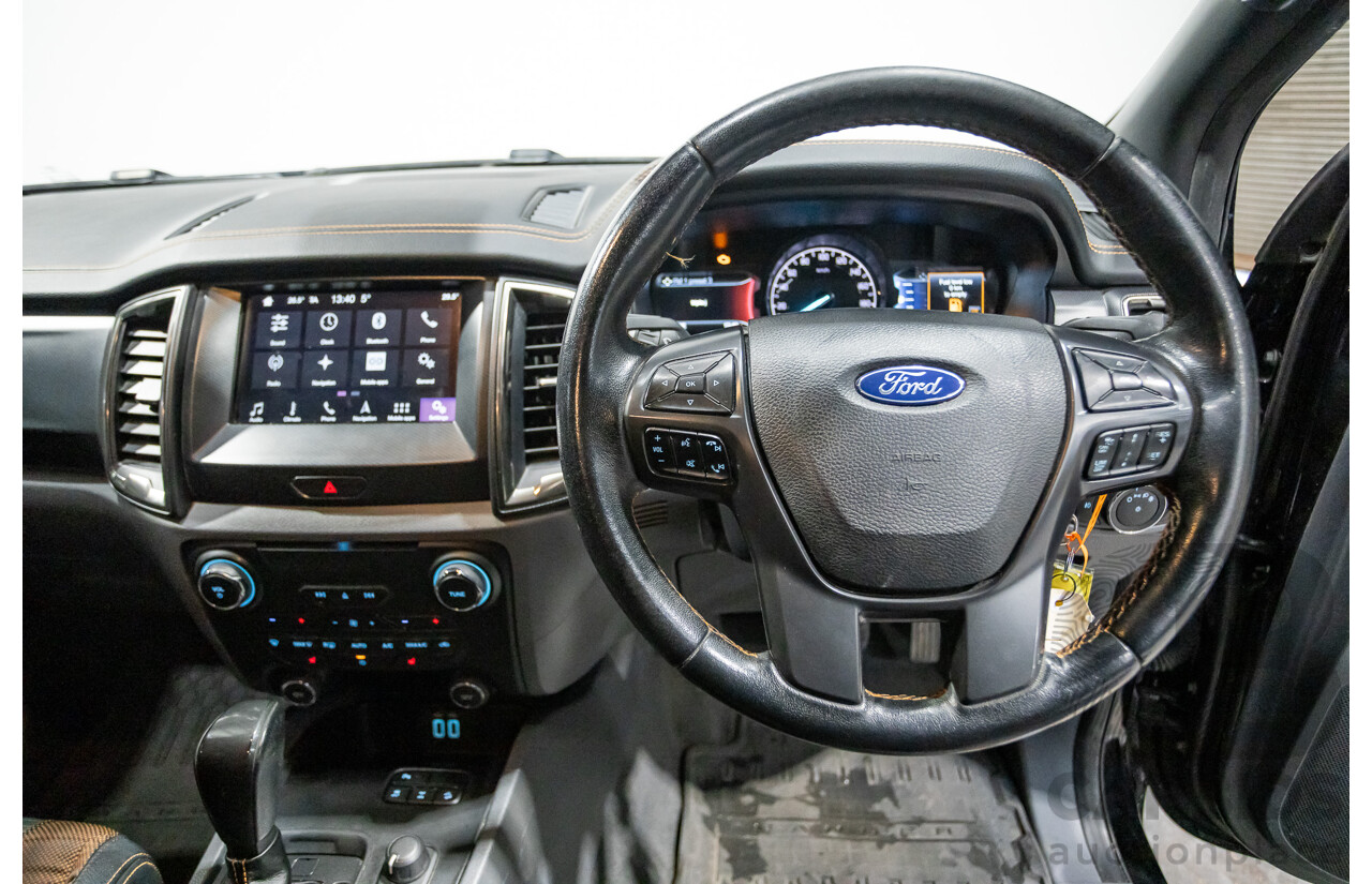 01/2018 Ford Ranger WILDTRAK 3.2 (4x4) PX MKII MY18 Dual Cab P/Up Shadow Black Turbo Diesel 3.2L