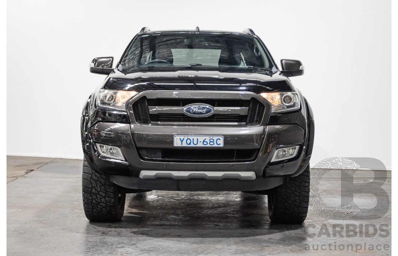 01/2018 Ford Ranger WILDTRAK 3.2 (4x4) PX MKII MY18 Dual Cab P/Up Shadow Black Turbo Diesel 3.2L