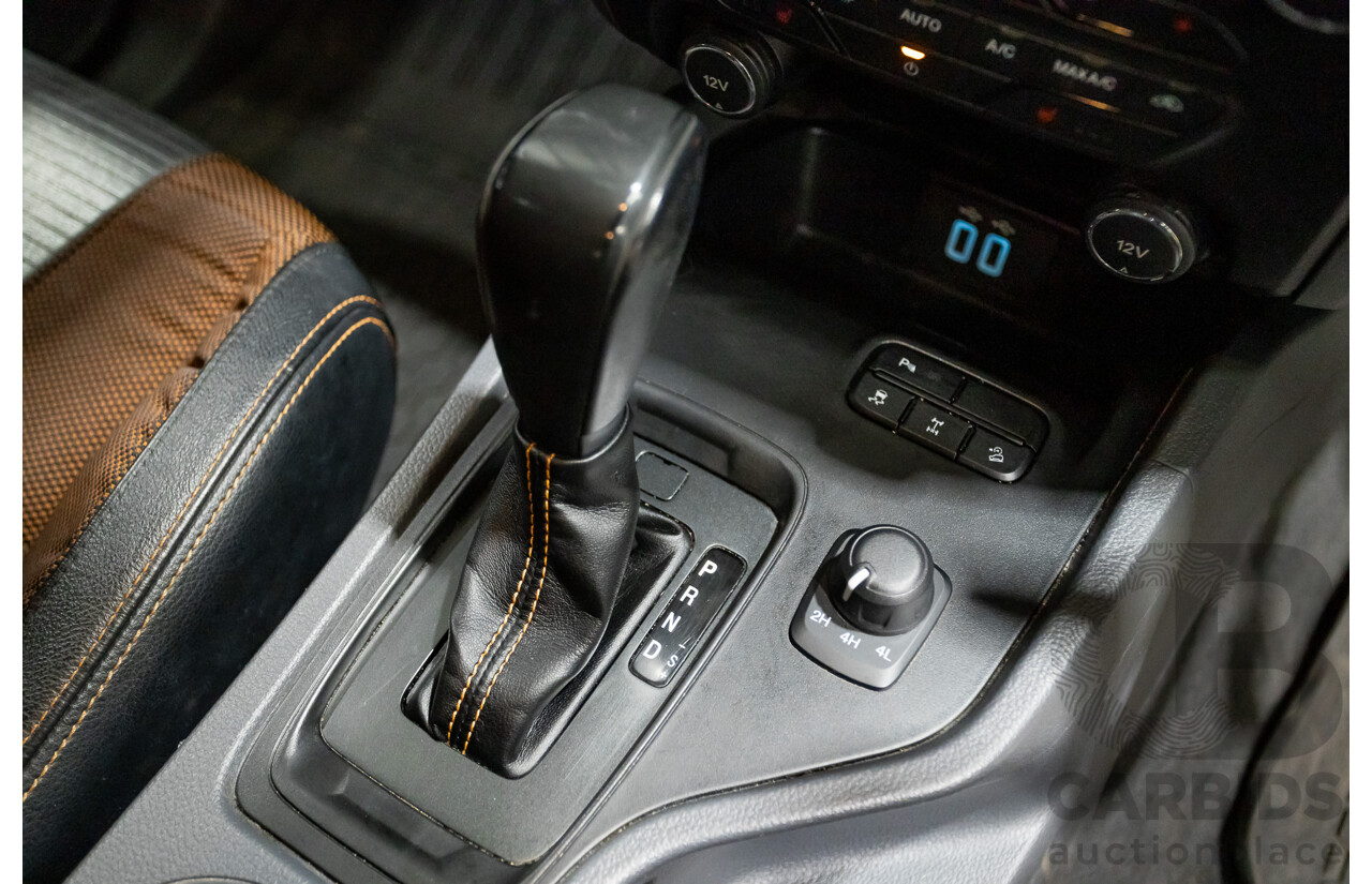 01/2018 Ford Ranger WILDTRAK 3.2 (4x4) PX MKII MY18 Dual Cab P/Up Shadow Black Turbo Diesel 3.2L